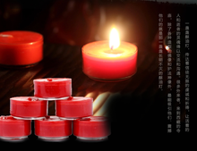 一箱包郵 28粒梅花粒酥油燭 無煙蠟燭 燃4小時 28粒酥油燈過年燭