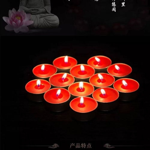 佛教用品酥油燈供佛100粒蠟燭1小時 4小時無味無煙純酥油廠家批發